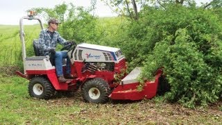 Clearing Thick Brush and Giant Thorn Bushes with Ventrac [upl. by Anik76]