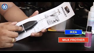 IKEA MILK FROTHER Review amp Battery Installation [upl. by Ileek]