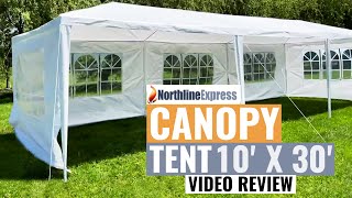 Northline Express Canopy Tent 10 x 30 [upl. by Holofernes]