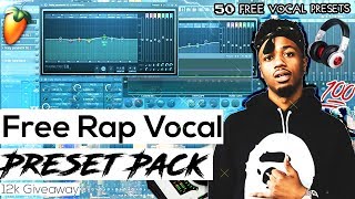 FREE Vocal Presets For FL Studio 50 STOCK PRESETS 🌊💯 12000 Subscriber Giveaway [upl. by Schonfield]