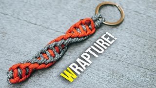 🧬Double DNA WRAPTURE Paracord Keychain  TUTORIAL [upl. by Enortna643]