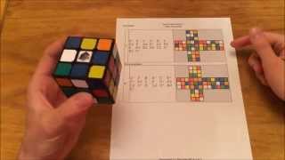 How to scramble a 3x3 cube [upl. by Mariele]