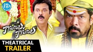 Gopala Gopala Movie Theatrical Trailer  Pawan Kalyan  Venkatesh  Shriya Saran [upl. by Suinotna]