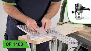 Schablonenfräsen mit der Oberfräse OF 1400 Festool TV Folge 136 [upl. by Enitsyrhc506]