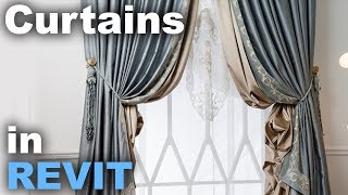 Curtains in Revit Tutorial [upl. by Lundell632]