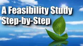 A Feasibility Study  Step by Step [upl. by Haneen]