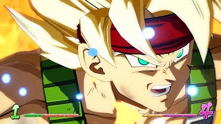 Dragon Ball FighterZ DLC  Bardock vs Broly Gameplay Bardock Goes Super Saiyan [upl. by Macegan]