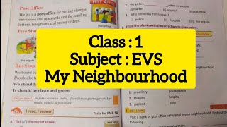 Class 1 EVS My Neighbourhood  Neighbourhood Services [upl. by Nattirb218]