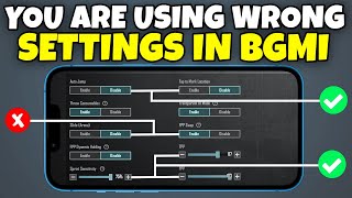 BGMI All New Basic amp Advance SETTINGSCONTROLS  Perfect BGMI Settings Guide  BGMI  Pubg Mobile [upl. by Rizzi]