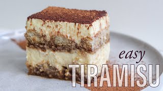 Easy Tiramisu  No Raw Eggs [upl. by Singband432]