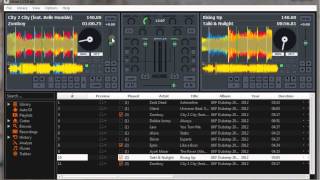 Simple dubstep mix on MIXXX DJ Tutorial [upl. by Borrell842]