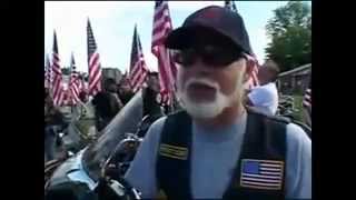 Patriot guard protects a Fallen Soldiers Funeral from the Westboro Baptist Church [upl. by Abisha]