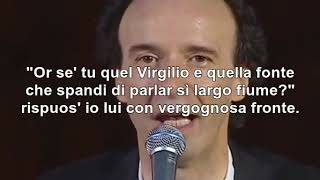 Italian Dantes Inferno  Canto 1  recited by Roberto Benigni  Translation [upl. by Aivatra643]