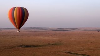 Kenya Hot air balloon safari over Masai Mara [upl. by Noah687]