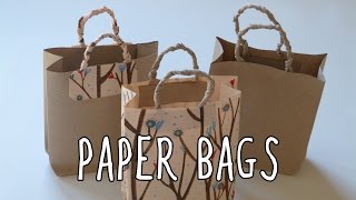 How to make a paper bag  DIY gift bags [upl. by Ahsitel661]