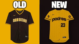 ReDesigning All 30 MLB Teams Jerseys [upl. by Walli]