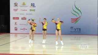 Trio Russia 2  Aerobic World Age Group 2012 [upl. by Nagorb568]