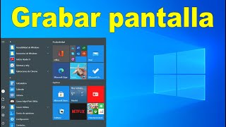 Como grabar la pantalla de tu pc [upl. by Acceber239]