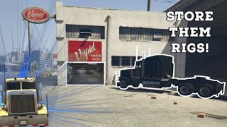 GTA V Store BIG VEHICLES into 4car garage New Gen story mode [upl. by Onfroi]