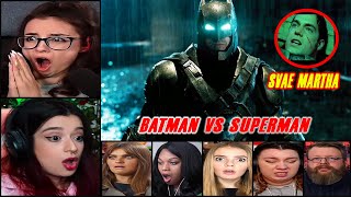 Reactors Reaction To Batman Vs Superman Fight Scene in Batman V Superman Dawn Of Justice  Mapkrish [upl. by Tiler4]