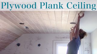 Plywood Faux Plank Ceiling [upl. by Hennie]