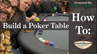 Learn to build a Poker Table  Woodcraft 101 [upl. by Hamo]