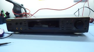 HOW TO  fix display issues on a Technics SHGE90 Digital Sound Processor [upl. by Annhej]