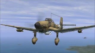 IL2 Sturmovik 1946  Historically accurate Stuka siren sound [upl. by Redmer]