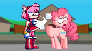 REALLY BLOCK HEAD  FNF  Amy VS Pinkie Pie [upl. by Eidnahs]