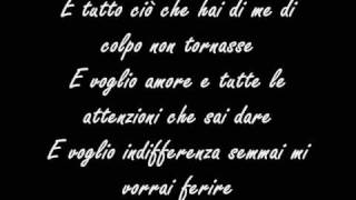 Tiziano Ferro  Ti scatterò una foto lyrics [upl. by Leonsis]