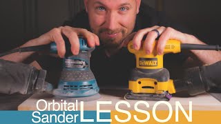 Orbital Sander Basics  Beginner Tool [upl. by Gerek565]