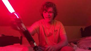 Unboxing the most realistic lightsaber you can buy Sabertrio Vahlken Neosaber [upl. by Farrison388]