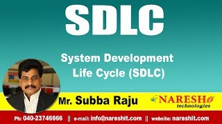 SDLC Tutorials  System Development Life Cycle SDLC  MrSubba Raju [upl. by Serolod917]