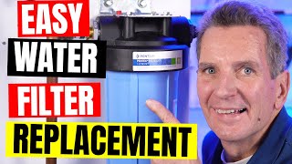 HOW to Change WHOLE HOUSE WATER FILTER in 7 EASY Steps [upl. by Anayrb]