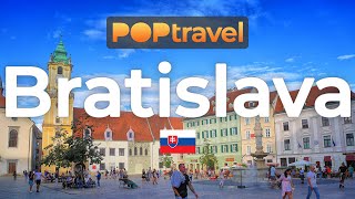 Walking in BRATISLAVA  Slovakia 🇸🇰 4K 60fps UHD [upl. by Bomke]