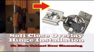 How to install concealed overlay hinges [upl. by Nylessoj619]