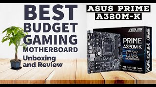 Budget gaming motherboard  ASUS PRIME A320MK  Unboxing and review [upl. by Christin]