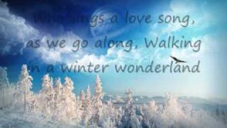 Walking in a Winter WonderlandWith lyrics [upl. by Esereht]