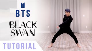 BTS  Black Swan Dance Tutorial Explanation  Mirrored  Ellen and Brian [upl. by Lieberman447]