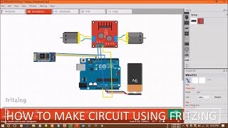 How To Make A Circuit Using Fritzing [upl. by Nahum]