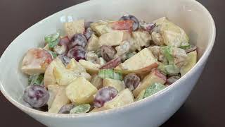 The BEST Waldorf Salad Recipe [upl. by Otinauj]