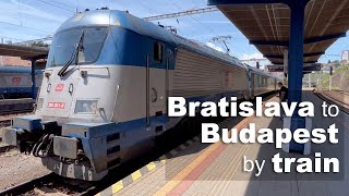 Bratislava to Budapest by train [upl. by Eisnil]