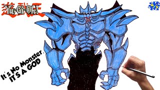 How to Draw Obelisk the Tormentor from Yugioh  Easy Step by Step Drawing [upl. by Llemert]