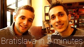 Bratislava in 3 minutes  Travel Guide  Mustsees for your city tour [upl. by Curran356]