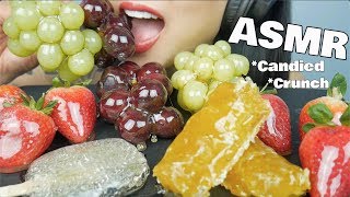 ASMR CANDIED FRUITS Tanghulu HONEYCOMB  ALOE VERA CRACKLING EATING SOUNDS No Talking  SASASMR [upl. by Britta]