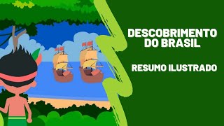 O DESCOBRIMENTO DO BRASIL  Resumo de História ilustrado [upl. by Moriah]