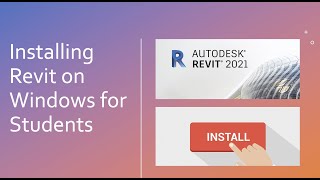 How to Download Revit 2021 as a Student on Windows [upl. by Bigler]