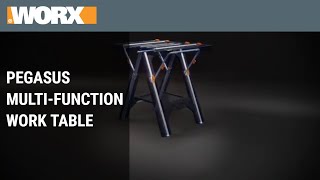 Pegasus Multifunction Work Table  WORX [upl. by Yuri]