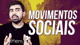 MOVIMENTOS SOCIAIS  Prof Leandro Vieira [upl. by Adnanref]