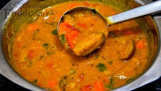 Sambar Recipe South Indian Sambar Brinjal Drumstick Sambar [upl. by Lotsyrc]